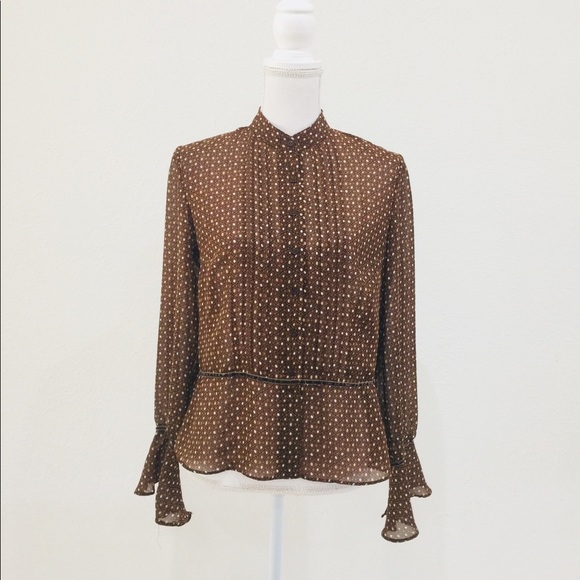 Emma James Tops - Emma James Bell Sleeves Button Down Blouse